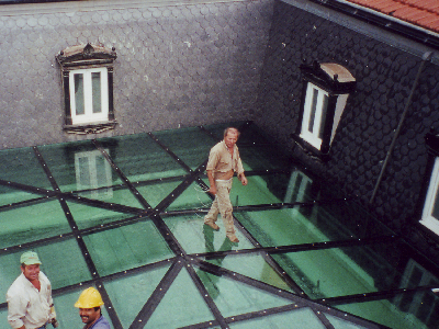 Claraboia no Interior do Palácio Conde Valflor -Lisboa